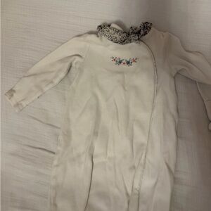 Edgehill Collection Cream Floral Kids Nightgown